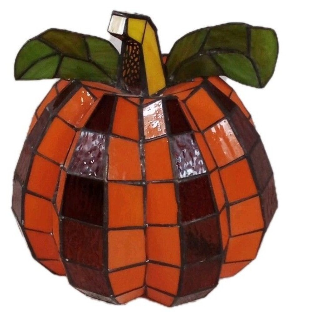 Lighted Electric Pumpkin Fall/Halloween Decor See Crack